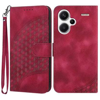 YX0060 For Xiaomi Redmi Note 13 Pro+ 5G Leather Wallet Case Elephant Head Pattern