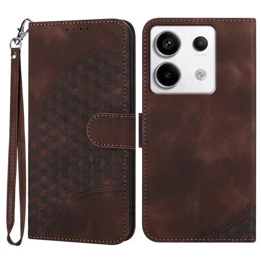 YX0060 For Xiaomi Redmi Note 13 Pro 5G / Poco X6 5G Case Elephant Head Pattern Leather Cover