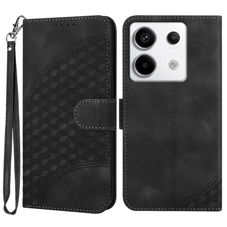 YX0060 For Xiaomi Redmi Note 13 Pro 5G / Poco X6 5G Case Elephant Head Pattern Leather Cover