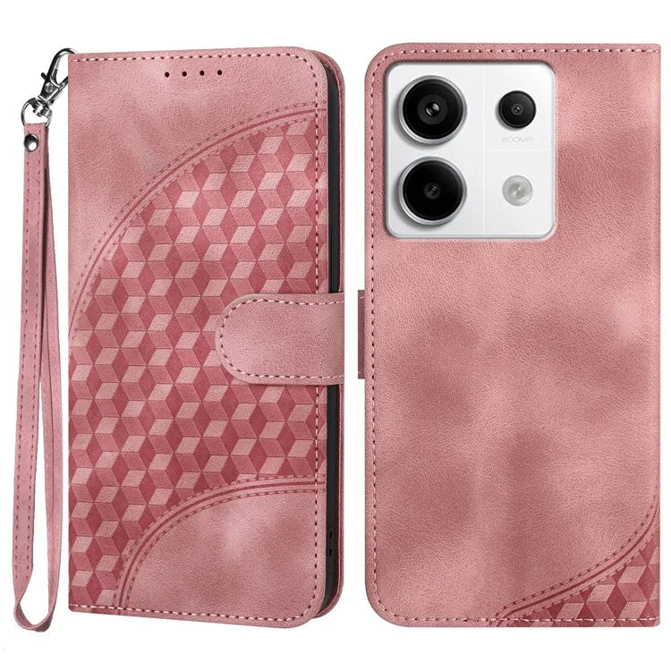 YX0060 For Xiaomi Redmi Note 13 Pro 5G / Poco X6 5G Case Elephant Head Pattern Leather Cover
