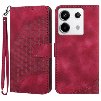 YX0060 For Xiaomi Redmi Note 13 Pro 5G / Poco X6 5G Case Elephant Head Pattern Leather Cover