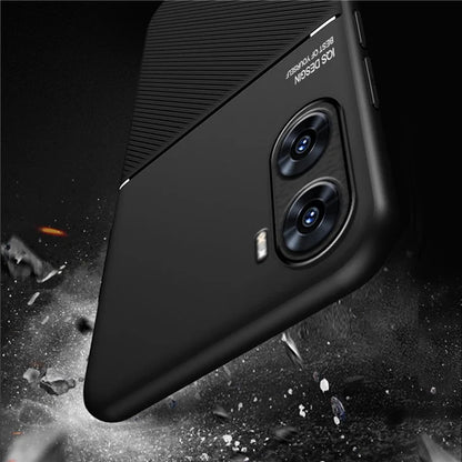 For vivo V29e (India) 5G Case Anti-drop PU+TPU+PC Cover with Magnetic Holder Metal Sheet
