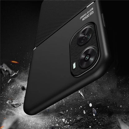 For Huawei nova 11 SE Case PU+TPU+PC Fall-proof Cover with Magnetic Holder Metal Sheet