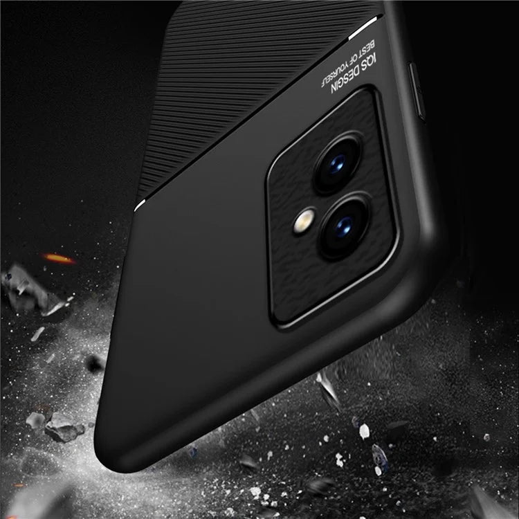 For Honor 100 5G Case Mobile Phone Back Cover with Magnetic Holder Metal Sheet