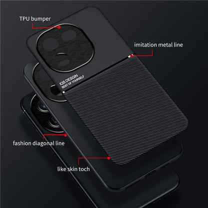 For vivo iQOO 12 5G Case Works with Magnetic Car Mount Phone Guard Shell