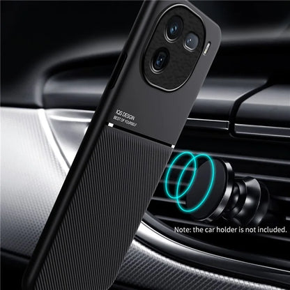 For vivo iQOO 12 5G Case Works with Magnetic Car Mount Phone Guard Shell