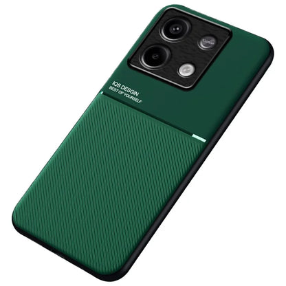 For Xiaomi Redmi Note 13 5G Imprinted Lines Case Cell Phone Cover Works with Magnetic Car Mount