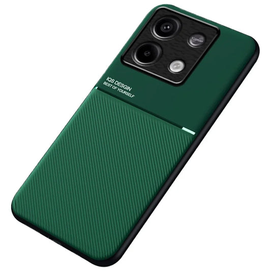 For Xiaomi Redmi Note 13 5G Imprinted Lines Case Cell Phone Cover Works with Magnetic Car Mount