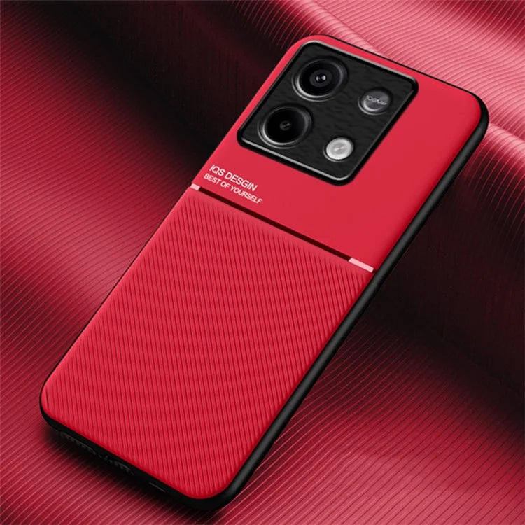 For Xiaomi Redmi Note 13 5G Imprinted Lines Case Cell Phone Cover Works with Magnetic Car Mount