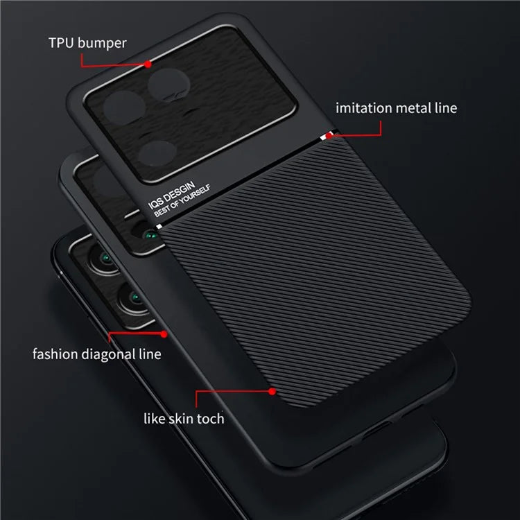 Cellphone Cover for Xiaomi Redmi K70 5G / K70 Pro 5G Case Works with Magnetic Car Mount