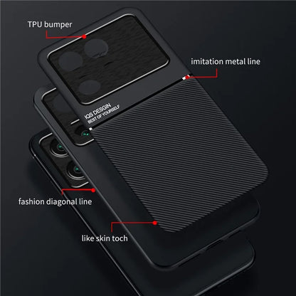 Cellphone Cover for Xiaomi Redmi K70 5G / K70 Pro 5G Case Works with Magnetic Car Mount