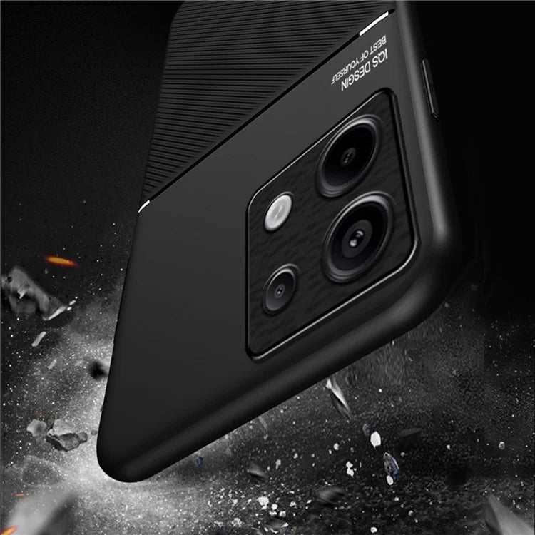 For Xiaomi Redmi Note 13 Pro 5G / Poco X6 5G Back Case Phone Cover with Magnetic Holder Metal Sheet