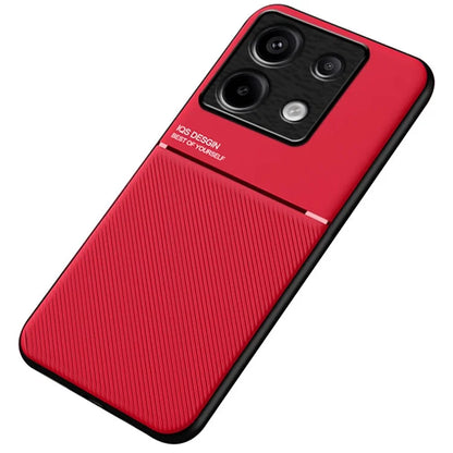 For Xiaomi Redmi Note 13 Pro 5G / Poco X6 5G Back Case Phone Cover with Magnetic Holder Metal Sheet