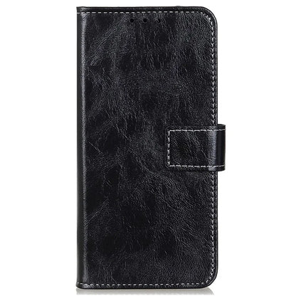Crazy Horse Texture Case for OnePlus 12 5G Shell Vintage PU Leather Stand Wallet Cover