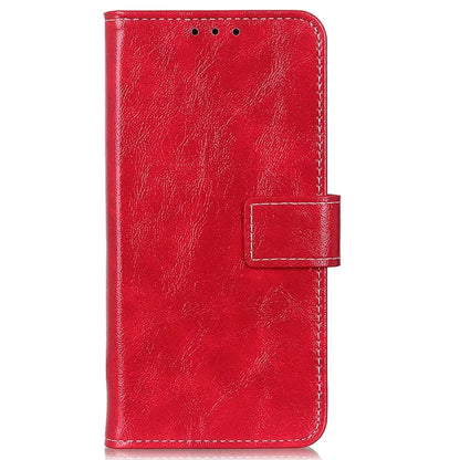Crazy Horse Texture Case for OnePlus 12 5G Shell Vintage PU Leather Stand Wallet Cover