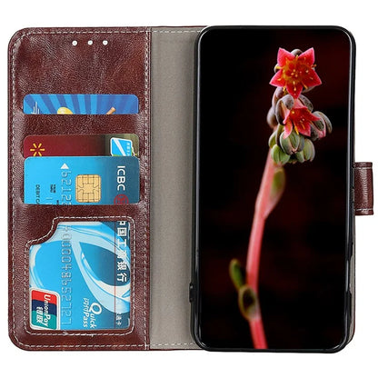 Crazy Horse Texture Case for OnePlus 12 5G Shell Vintage PU Leather Stand Wallet Cover