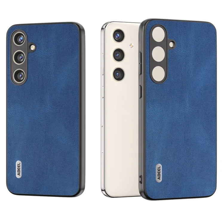 ABEEL For Samsung Galaxy S24 Case Shockproof PU Leather+PC Retro Phone Guard Cover