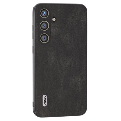 ABEEL For Samsung Galaxy S24 Case Shockproof PU Leather+PC Retro Phone Guard Cover