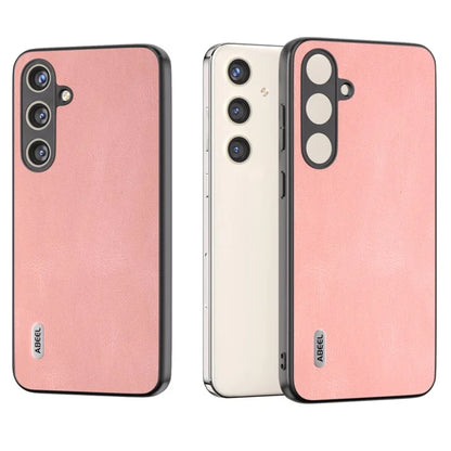 ABEEL For Samsung Galaxy S24 Case Shockproof PU Leather+PC Retro Phone Guard Cover