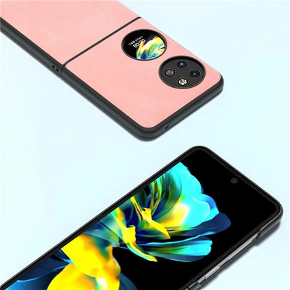 ABEEL For Huawei Pocket 2 Folding Phone Case Retro Leather+PC Cover