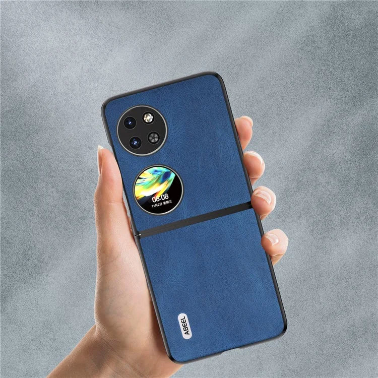 ABEEL For Huawei Pocket 2 Folding Phone Case Retro Leather+PC Cover