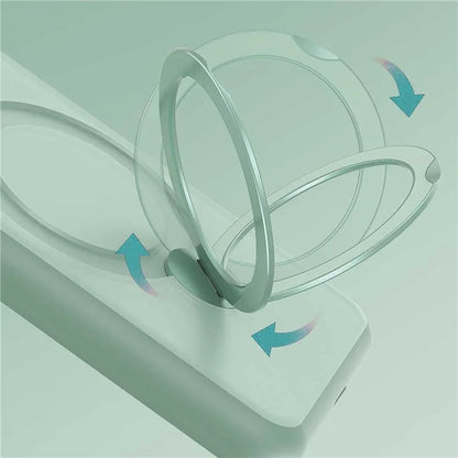 For Xiaomi 14 Pro Magnetic Case PC+TPU Phone Cover Ring Holder Kickstand