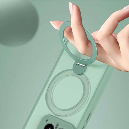 Magnetic Phone Case for Xiaomi 14 Ring Holder Kickstand PC+TPU Cover