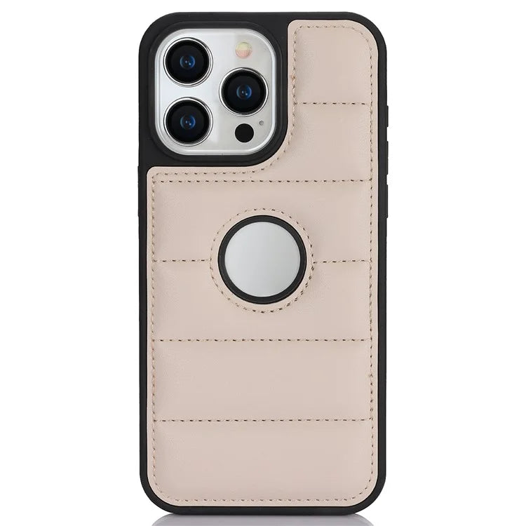 For iPhone 14 Pro Max PU Leather+TPU Well-protected Cell Phone Case with Logo Window