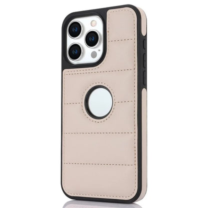 For iPhone 14 Pro Max PU Leather+TPU Well-protected Cell Phone Case with Logo Window