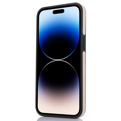 For iPhone 14 Pro Max PU Leather+TPU Well-protected Cell Phone Case with Logo Window