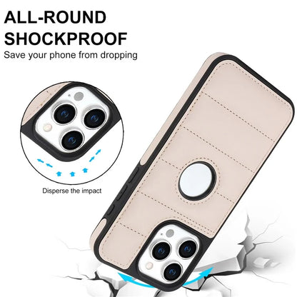For iPhone 14 Pro Max PU Leather+TPU Well-protected Cell Phone Case with Logo Window