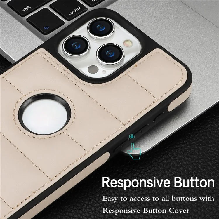For iPhone 14 Pro Max PU Leather+TPU Well-protected Cell Phone Case with Logo Window