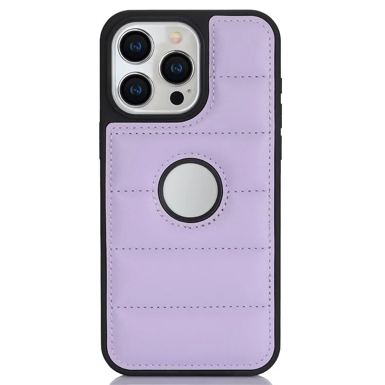For iPhone 14 Pro Max PU Leather+TPU Well-protected Cell Phone Case with Logo Window