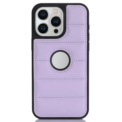 For iPhone 14 Pro Max PU Leather+TPU Well-protected Cell Phone Case with Logo Window