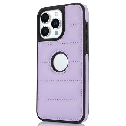 For iPhone 14 Pro Max PU Leather+TPU Well-protected Cell Phone Case with Logo Window