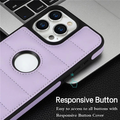 For iPhone 14 Pro Max PU Leather+TPU Well-protected Cell Phone Case with Logo Window