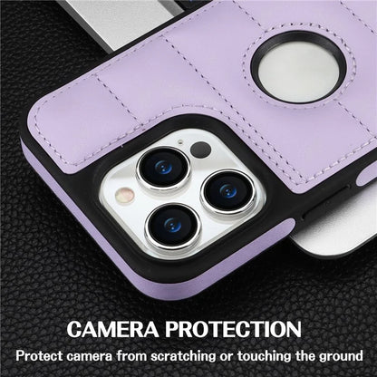 For iPhone 14 Pro Max PU Leather+TPU Well-protected Cell Phone Case with Logo Window