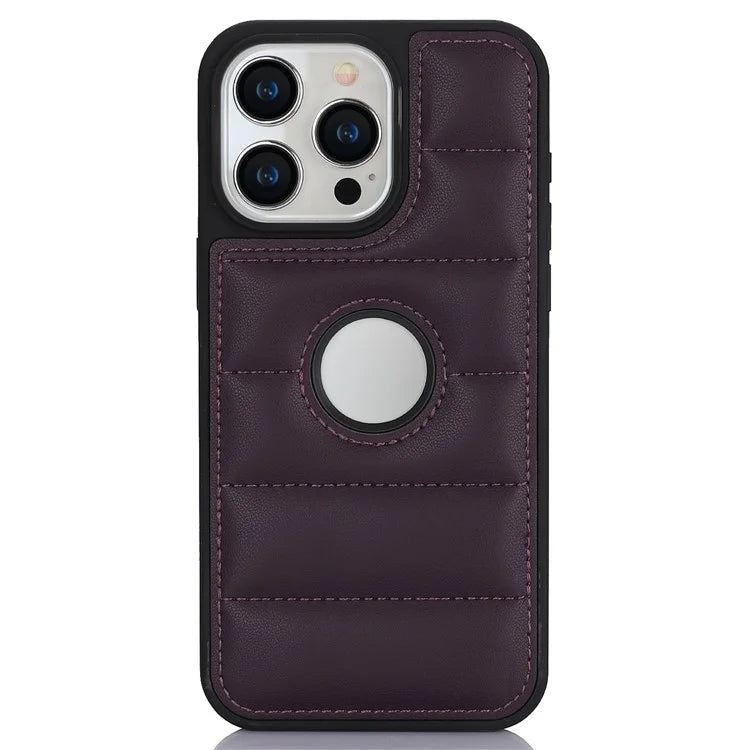 For iPhone 14 Pro Max PU Leather+TPU Well-protected Cell Phone Case with Logo Window