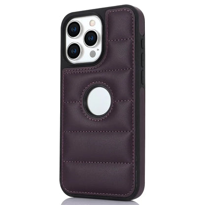 For iPhone 14 Pro Max PU Leather+TPU Well-protected Cell Phone Case with Logo Window