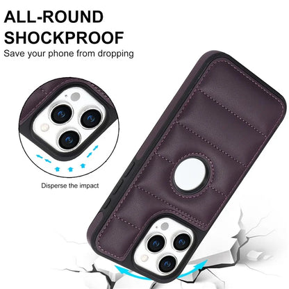 For iPhone 14 Pro Max PU Leather+TPU Well-protected Cell Phone Case with Logo Window