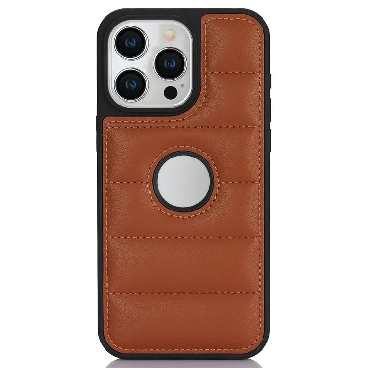 For iPhone 14 Pro Max PU Leather+TPU Well-protected Cell Phone Case with Logo Window