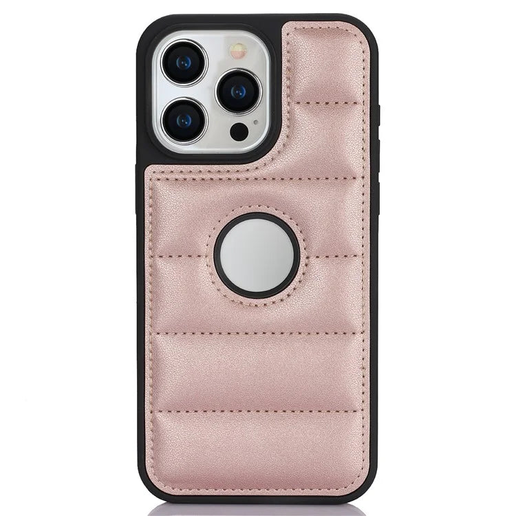 For iPhone 14 Pro Max PU Leather+TPU Well-protected Cell Phone Case with Logo Window