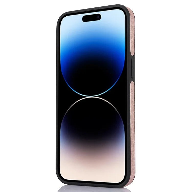 For iPhone 14 Pro Max PU Leather+TPU Well-protected Cell Phone Case with Logo Window