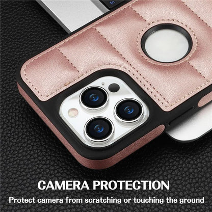 For iPhone 14 Pro Max PU Leather+TPU Well-protected Cell Phone Case with Logo Window