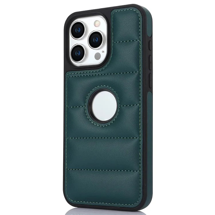 For iPhone 14 Pro Max PU Leather+TPU Well-protected Cell Phone Case with Logo Window