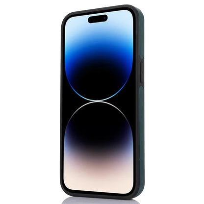 For iPhone 14 Pro Max PU Leather+TPU Well-protected Cell Phone Case with Logo Window