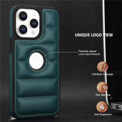 For iPhone 14 Pro Max PU Leather+TPU Well-protected Cell Phone Case with Logo Window