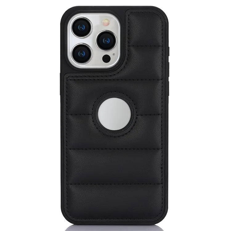 For iPhone 14 Pro Max PU Leather+TPU Well-protected Cell Phone Case with Logo Window