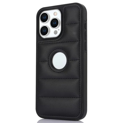 For iPhone 14 Pro Max PU Leather+TPU Well-protected Cell Phone Case with Logo Window