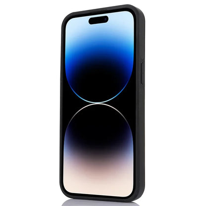 For iPhone 14 Pro Max PU Leather+TPU Well-protected Cell Phone Case with Logo Window